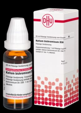 KALIUM BICHROMICUM D 30 Dilution 20 ml