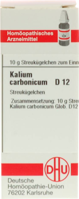 KALIUM CARBONICUM D 12 Globuli 10 g