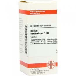 KALIUM CARBONICUM D 30 Tabletten 80 St