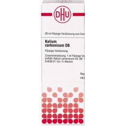 KALIUM CARBONICUM D 6 Dilution 20 ml