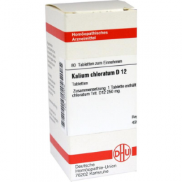 KALIUM CHLORATUM D 12 Tabletten 80 St