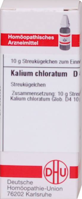 KALIUM CHLORATUM D 4 Globuli 10 g