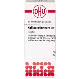 KALIUM CHLORATUM D 6 Tabletten 80 St.