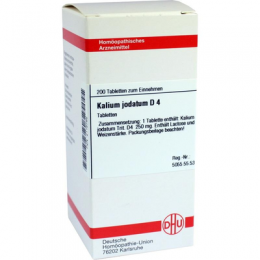 KALIUM JODATUM D 4 Tabletten 200 St