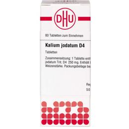 KALIUM JODATUM D 4 Tabletten 80 St.