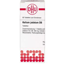 KALIUM JODATUM D 6 Tabletten 80 St.