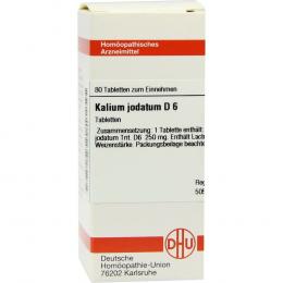 KALIUM JODATUM D 6 Tabletten 80 St Tabletten