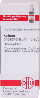 KALIUM PHOSPHORICUM C 200 Globuli 10 g