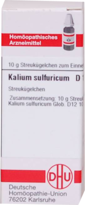 KALIUM SULFURICUM D 12 Globuli 10 g