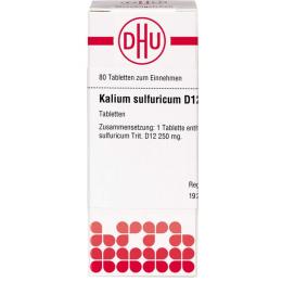 KALIUM SULFURICUM D 12 Tabletten 80 St.