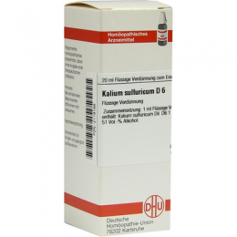 KALIUM SULFURICUM D 6 Dilution 20 ml