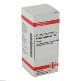 KALIUM SULFURICUM D 6 Tabletten 80 St Tabletten