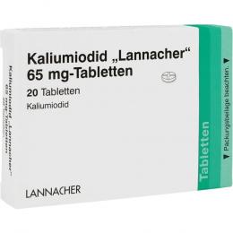 KALIUMIODID Lannacher 65 mg Tabletten 20 St Tabletten