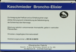 KASCHMIEDER Broncho Elixier vet. 6X18 ml