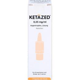 KETAZED 0,25 mg/ml Augentro.Lsg.unkonserviert 10 ml