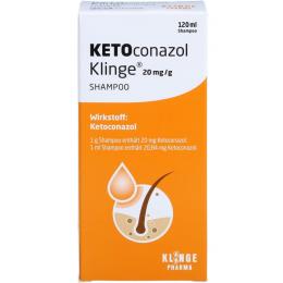 KETOCONAZOL Klinge 20 mg/g Shampoo 120 ml