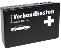 KFZ-VERBANDKASTEN KU m.Fll.Stand.DIN13164 schwarz 1 St