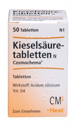 KIESELSÄURETABLETTEN N Cosmochema 50 St Tabletten