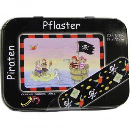 KINDERPFLASTER Piraten Dose 20 St Pflaster
