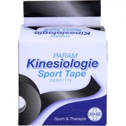 KINESIOLOGIE Sport Tape 5 cmx5 m schwarz 1 St.