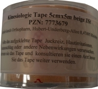 KINESIOLOGIE Tape 5 cmx5 m beige 1 St