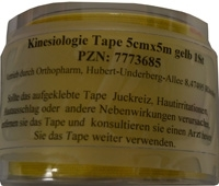 KINESIOLOGIE Tape 5 cmx5 m gelb 1 St