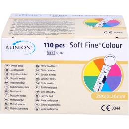 KLINION Soft fine colour Lanzetten 28 G 110 St.