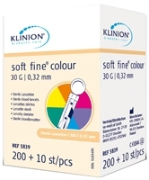 KLINION Soft fine colour Lanzetten 30 G 210 St
