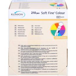 KLINION Soft fine colour Lanzetten 30 G 210 St.