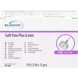 KLINION Soft fine plus Pen-Nadeln 0,23x6 mm 32 G 110 St.