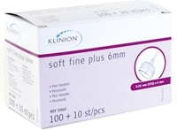 KLINION Soft fine plus Pen-Nadeln 0,25x6 mm 31 G 110 St