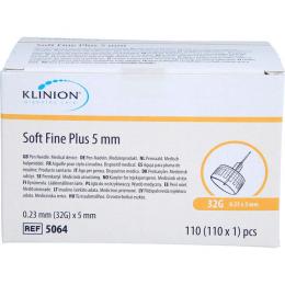 KLINION Soft fine plus Pen-Nadeln 32 G 0,23x5 mm 110 St.