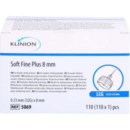 KLINION Soft fine plus Pen-Nadeln 32 G 0,23x8 mm 110 St.