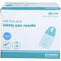 KLINION Soft fine plus safety Pen-Nadeln 5 mm 30 G 100 St.