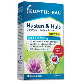 Ein aktuelles Angebot für KLOSTERFRAU Husten & Hals Lutschtabletten 20 St Lutschtabletten Hustenbonbons - jetzt kaufen, Marke MCM Klosterfrau Vertriebsgesellschaft mbH.