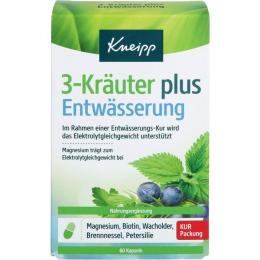 KNEIPP 3-Kräuter plus Entwässerung Kapseln 60 St. (28,6 g)