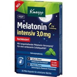KNEIPP Melatonin intensiv 3,0 mg Kapseln 30 St.