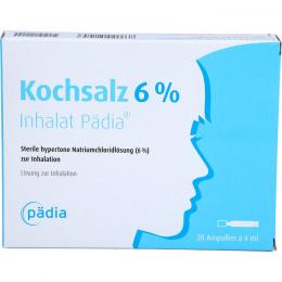 KOCHSALZ 6% Inhalat Pädia Ampullen 20 St.