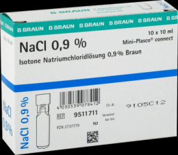 KOCHSALZLÖSUNG 0,9% Miniplasco connect 10X10 ml