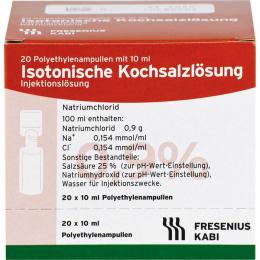 KOCHSALZLÖSUNG 0,9% Pl.Fresenius Injektionslsg. 200 ml