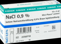 KOCHSALZLSUNG 0,9% Miniplasco connect 10X5 ml