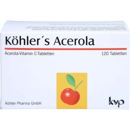 KÖHLER'S Acerola Tabletten 120 St. (96 g)