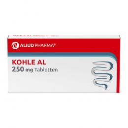 Ein aktuelles Angebot für KOHLE AL 250 mg Tabletten 20 St Tabletten  - jetzt kaufen, Marke ALIUD Pharma GmbH.