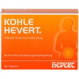 KOHLE Hevert Tabletten 100 St.