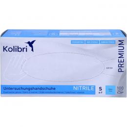 KOLIBRI Premium U.Hands.Nitril unst.pf S blau 100 St.