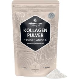 KOLLAGEN PULVER+Biotin+Vitamin C 480 g