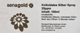 KOLLOIDALES SILBER 25 ppm Spray 100 ml