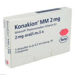 Ein aktuelles Angebot für KONAKION MM 2 mg Lösung 5 St Lösung Vitaminpräparate - jetzt kaufen, Marke CHEPLAPHARM Arzneimittel GmbH.
