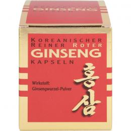 KOREANISCHER Reiner Roter Ginseng 300 mg Kapseln 100 St.