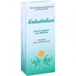Kräuterlax DR.HENK 15mg Kräuter-Dragees zum Abführen 30 St Überzogene Tabletten